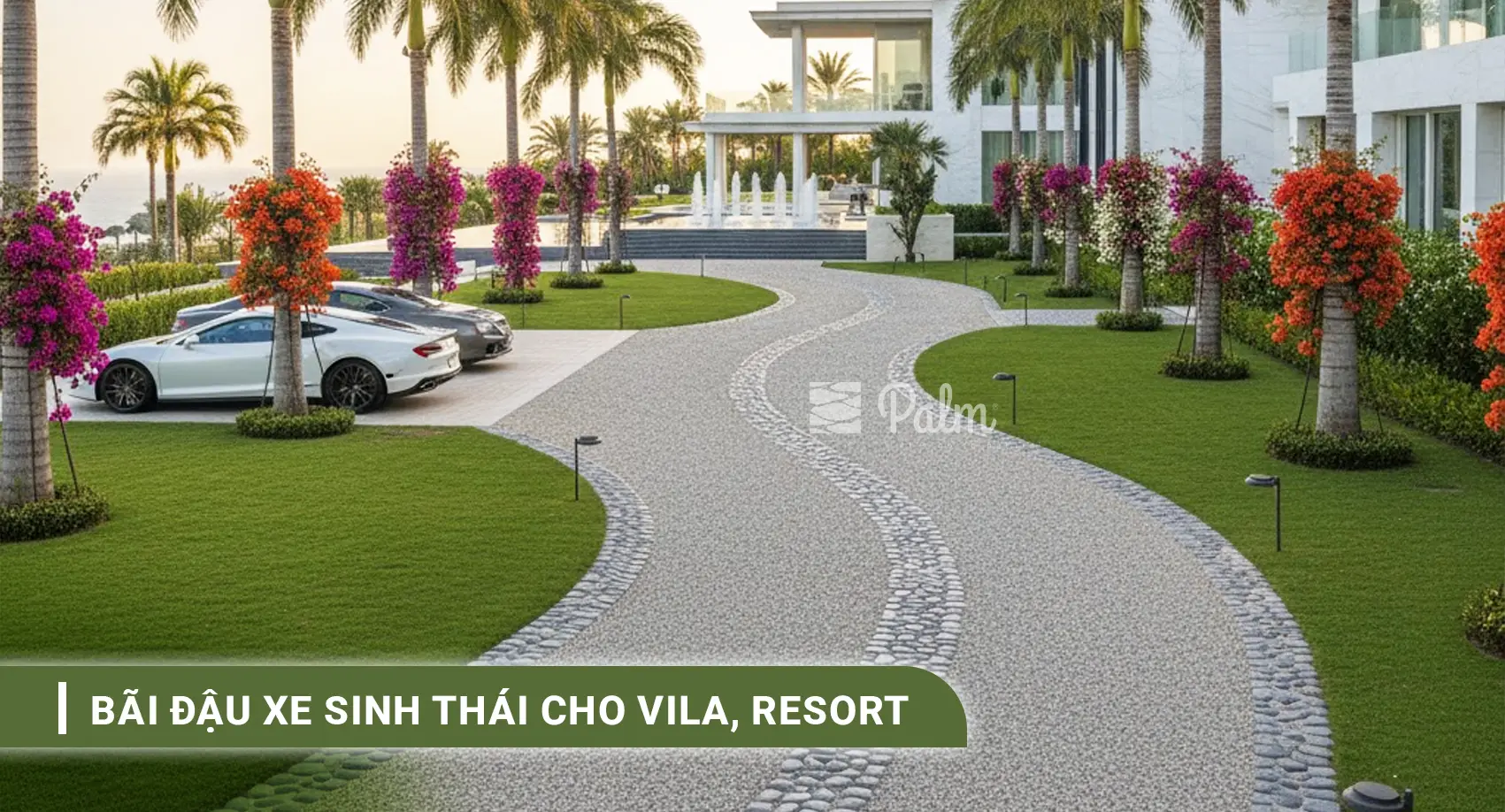 Vỉ nhựa trải sỏi bãi đậu xe | Tất tần tật về lợi ích, ứng dụng và cách lắp đặt